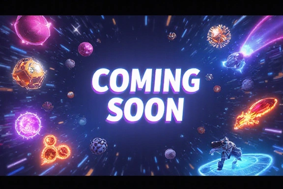 Coming soon game concept art